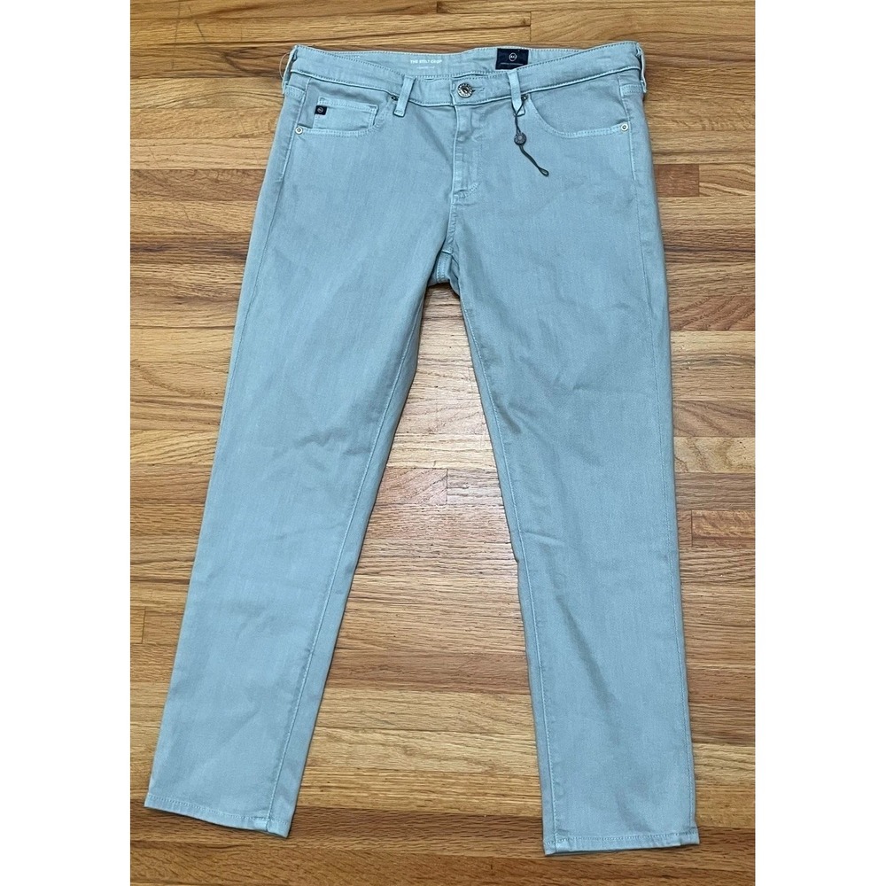 AG Adriano Goldschmied Stilt Women's‎ 29 Blue Jeans Denim Cotton Cropped Stretch